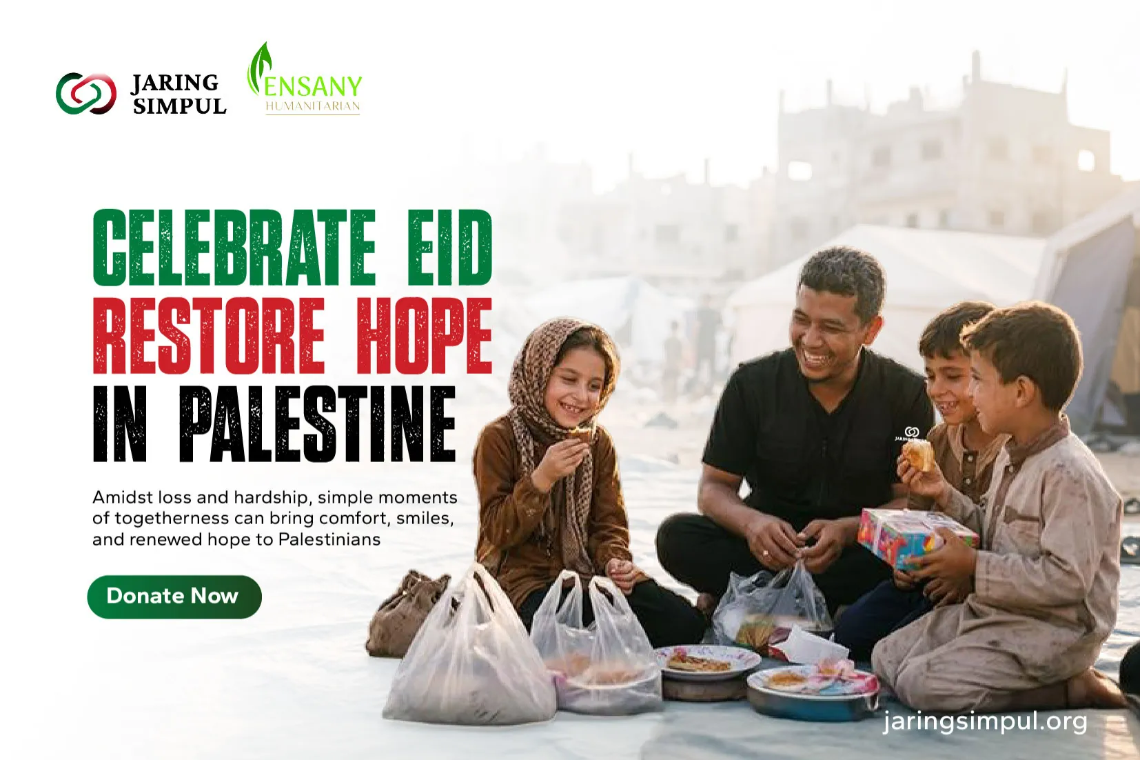 احتفال العيد لأطفال فلسطين
